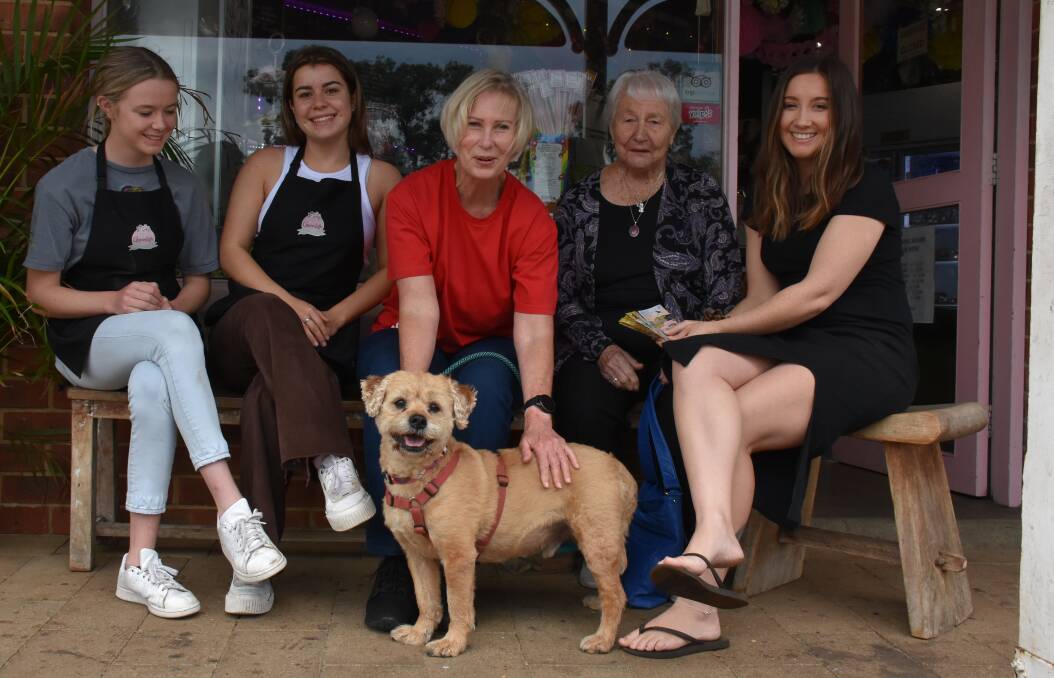 The team from Hot Chocolatte raised $1,385 for Pets for Older Persons in Busselton, which they used to pay for their client's vet treatment.