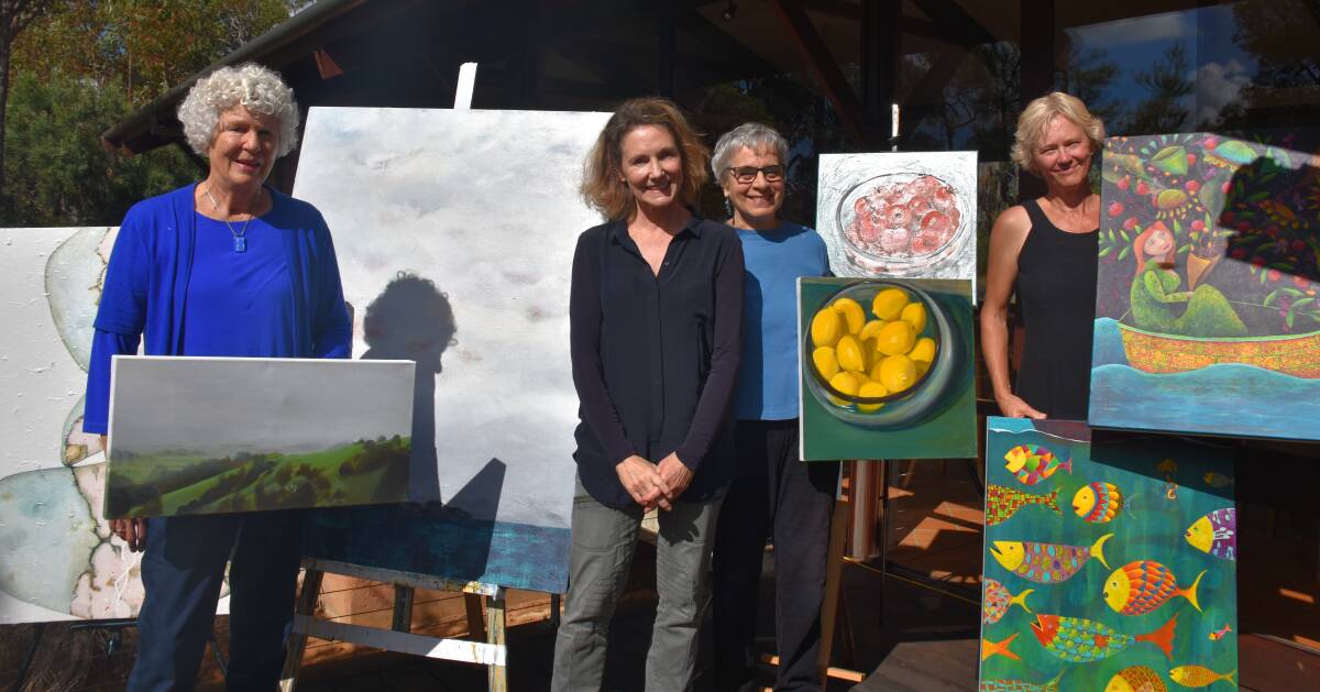 Dunsborough's Bush House Group artists Glen Knight, Roslyn Hamford, Helen Waterhouse and Janine Gasbarri will feature their work in this year's Margaret River Open Studios event.