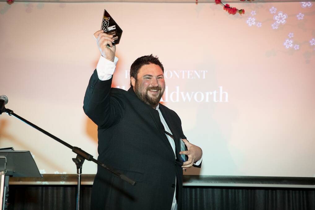 Triple M southwest breakfast announcer Allan Aldworth was awarded first in content for the second year running. Image supplied