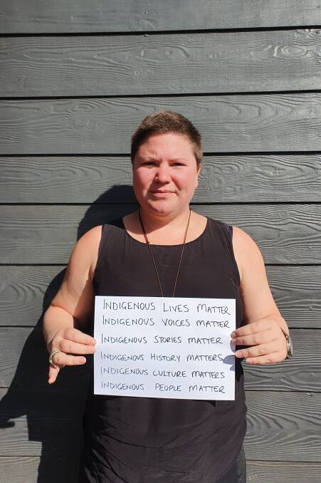 Dunsborough resident Georgia Beardman will be holding a peaceful protest on Saturday to support the Black Lives Matter and Indigenous Lives Matter movements. Image supplied.