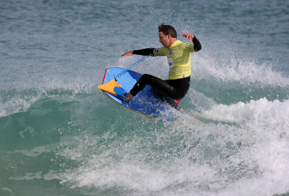 Joe Jordanoff claimed a double victory at the SunSmart WA Bodyboard Titles on the weekend. Photo by Surfing WA/Majeks.
