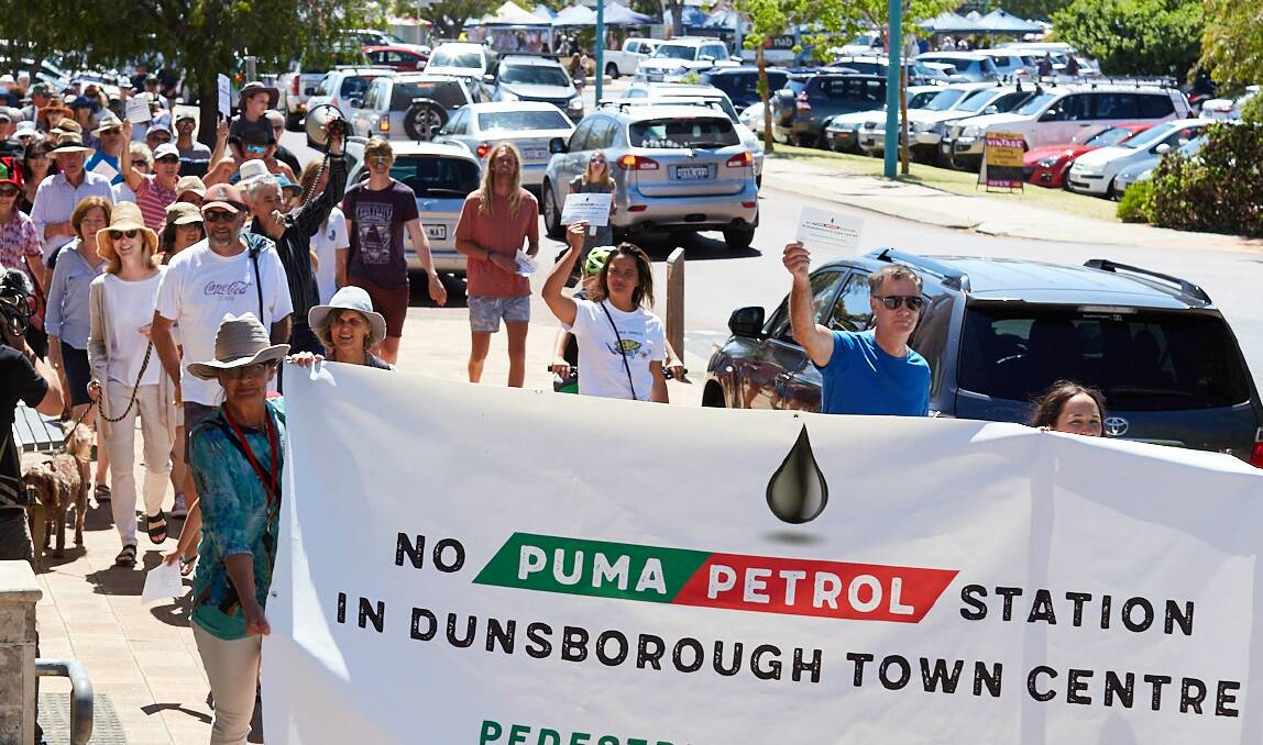 Dunsborough residents have strongly opposed the development of a petrol station from being built in the town centre under the guise of a convenience store.