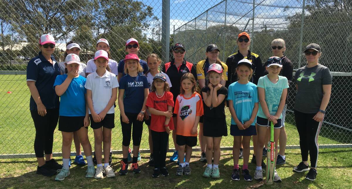 Keen participants at last week's training workshop for women's cricket in Dunsborough saw a great turnout of girls and women, keen to develop the game. Photo supplied.