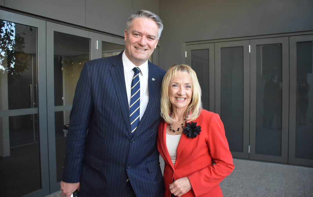Australian Minister for Finance Mathias Cormann visited the South West last week with  Forrest MP Nola Marino.