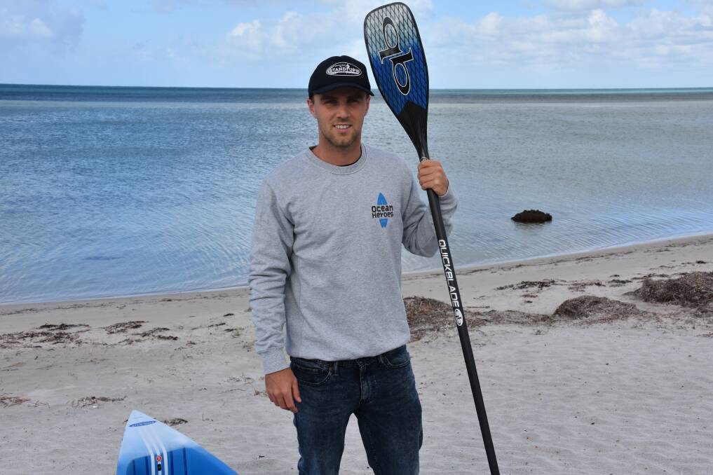Ocean Heroes director Luke Hallam will paddleboard from Dunsborough to Perth with five others to raise money for his organisation which teaches children with autism how to surf.