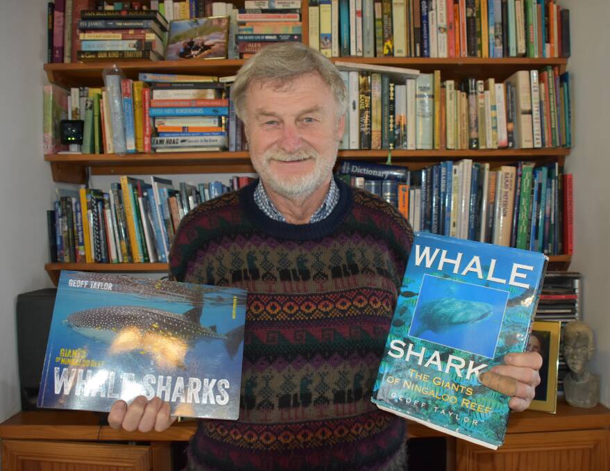 Busselton GP Geoff Taylor recently re-released his book on whale sharks which he first published in 1994.