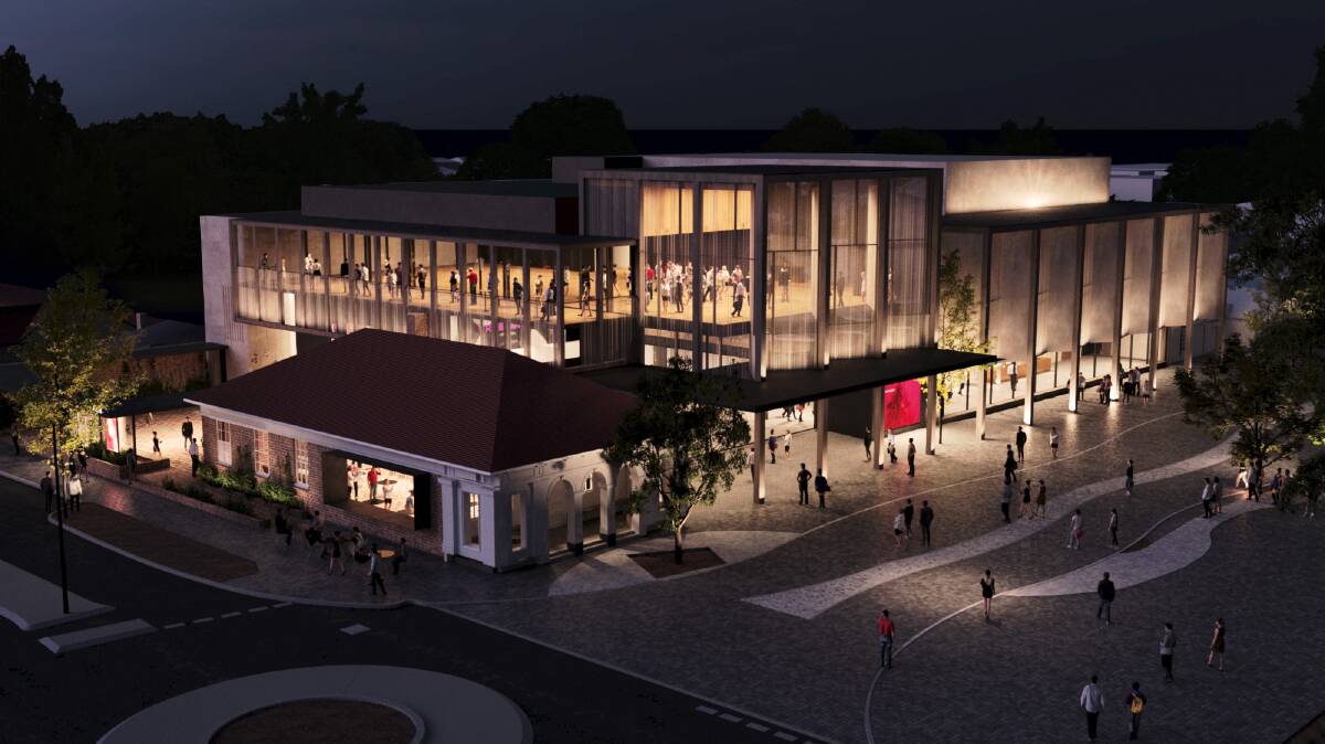 Concept design of a performing arts and convention centre in Busselton. Image supplied.