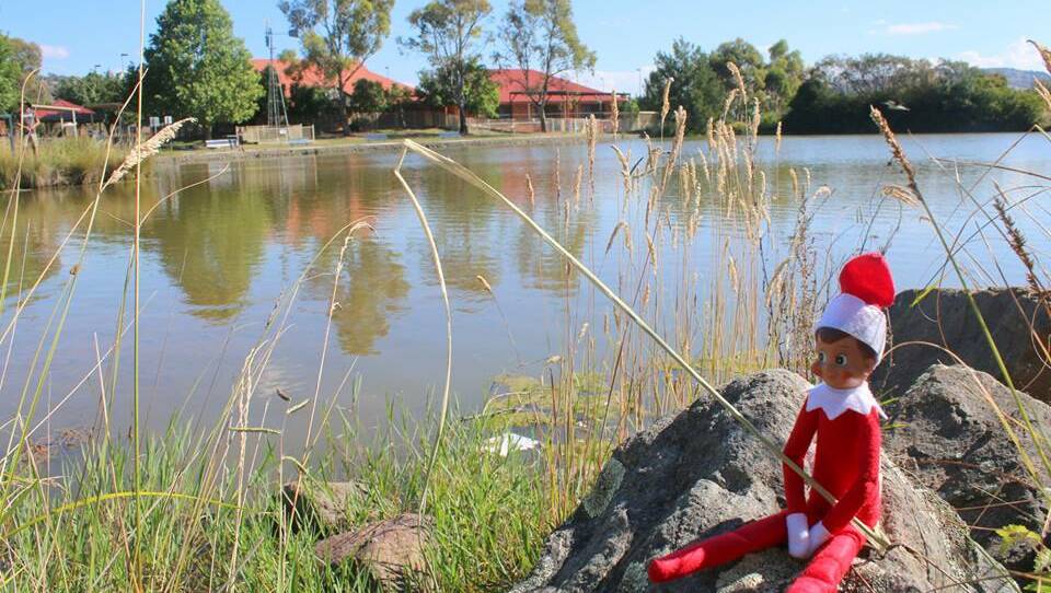 Elf on the Shelf checks out Jerrabomberra. Picture supplied
