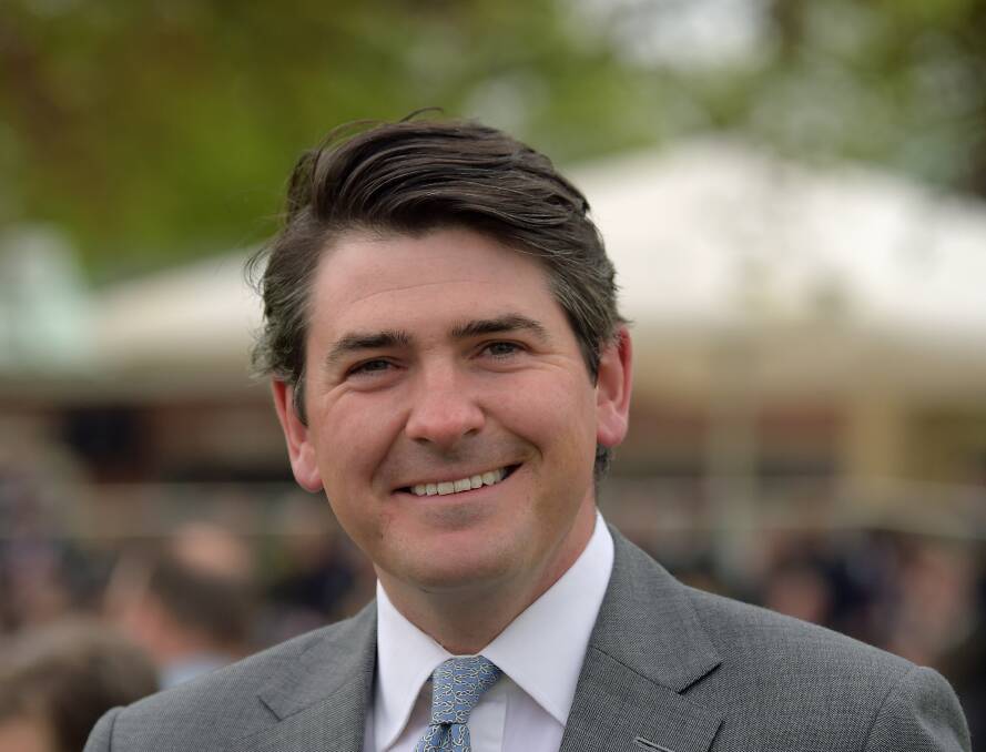 Hugo Palmer, top British horse trainer has Wall of Fire in the Melbourne Cup. He worked for Gai Waterhouse and met and married Aussie girl Vanessa Webb, from Tooraweenah.
