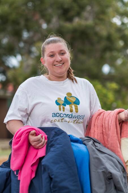 Shona Campbell is volunteering her time to distribute coats and blankets to people in need living in the South West. Photo: supplied