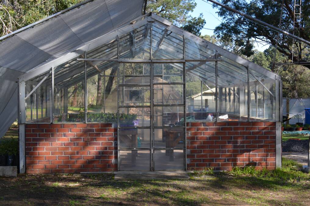 Greenhouse: The Ludlow Tuart Forest Restoration group were able to restore the nursery thanks to a Lottery West grant.