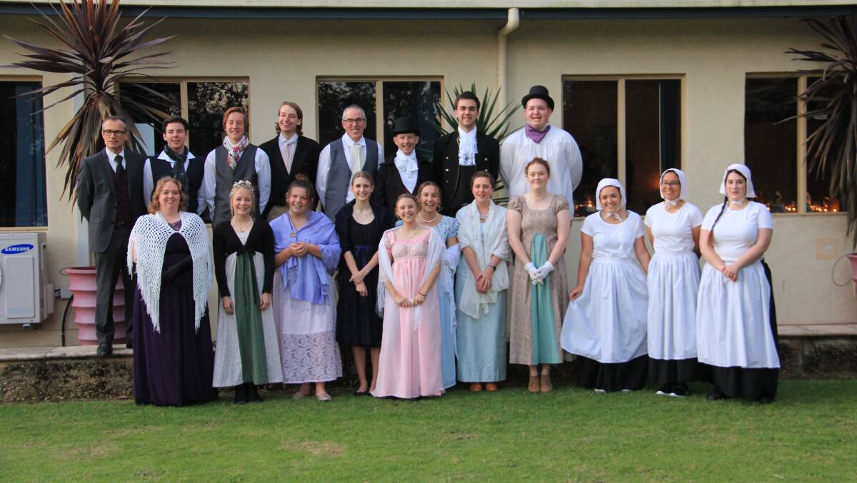 Thursday September 6 saw Cornerstone Christian College turn back into the Regency era for the year 11 ATAR English students. Photos supplied.