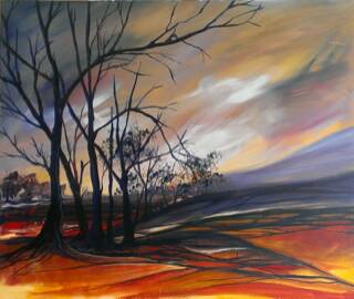 One of Dee Credaro's paintings that will be on show at the Busselton Art Society. Photo is supplied.