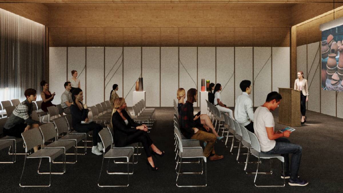 An artist impression of a business workshop in the Busselton Performing Arts and Convention Centre. Photo supplied by City of Busselton.