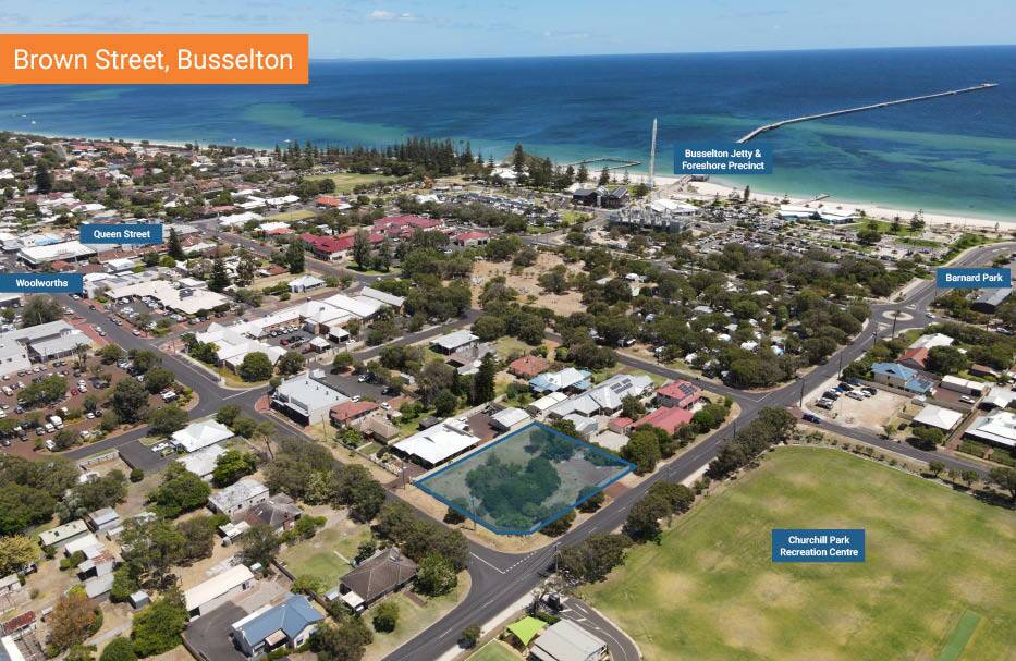 Register your interest: The government is making this parcel of land on Brown Street available for housing. Picture: State government.