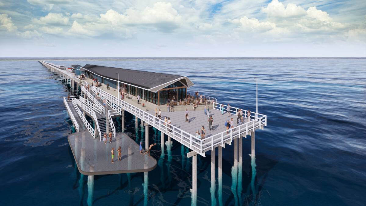 Activating space: The Busselton Jetty Inc have $22 million in grants to create the Jetty Village.