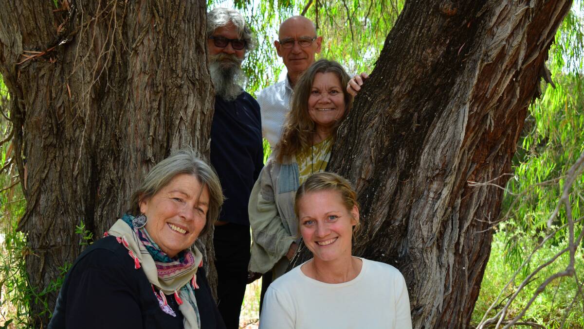 Nature play: Busselton Environment Centre and Undalup Association members unite for a project to turn Barnard Park East into outdoor classroom. Picture: Jemillah Dawson