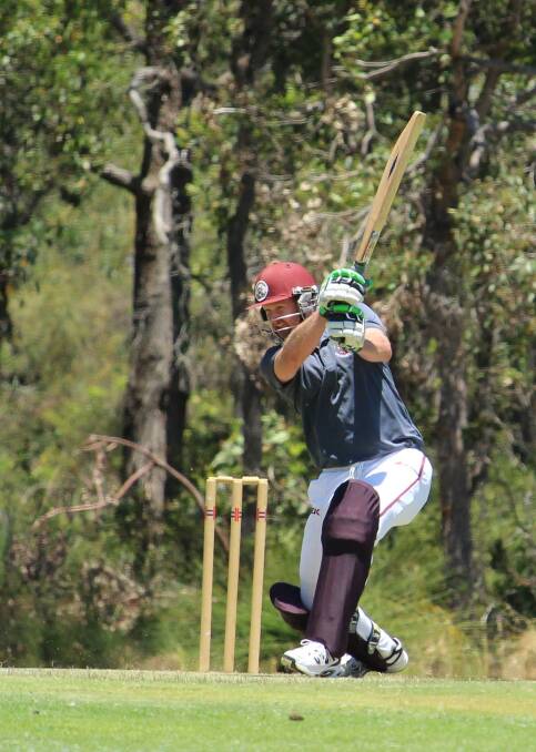 KEY PLAYER: Mike Hibberd is one of the strong players who will give Cowaramup a good chance of defending their B-Grade T20 championship title when the T20 competition gets under way next week. Photo: Vanessa Hatton.
