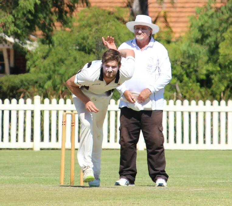 HAPPY SKIPPER: Yallingup-Oddbods captain Haig Colombera, who took 6-26 in YOBS win over Margaret River Hawks in their semi-final at Barnard Park on Saturday. Picture: Vanessa Hatton.
