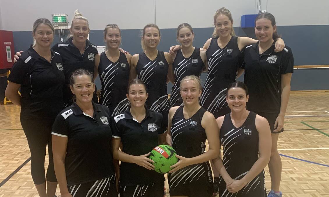 Round one: Busselton Magpies Netball League team. Picture: supplied.