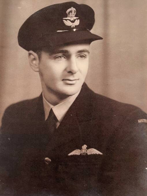 Flying officer Mouritz F.A, London September 1944.