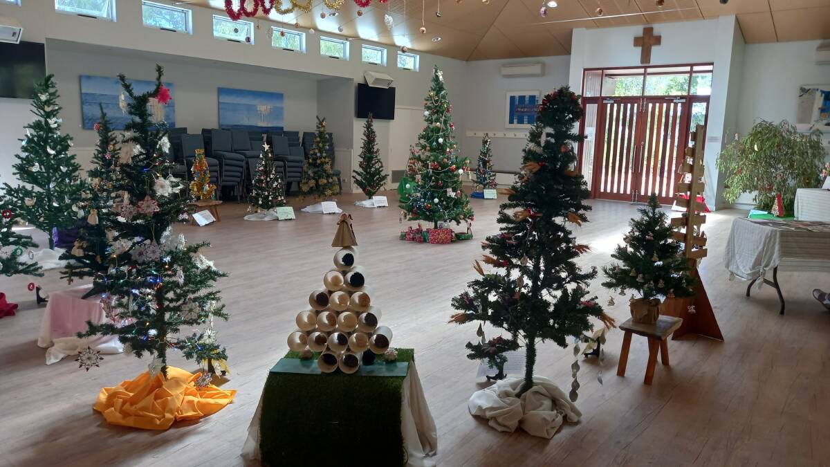 Christmas joy: The tree display at St Georges Community Centre in Dunsborough is free for the community to come and enjoy. 