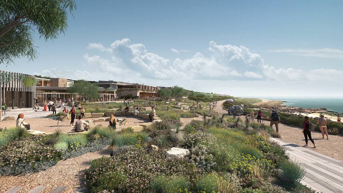 Concept: An artist impression of the $280 million proposed development at Smiths Beach. Picture: supplied.