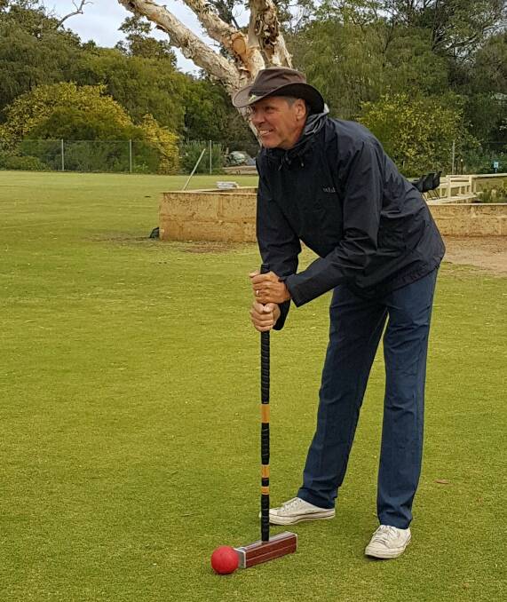 Newcomer: Brian Scott quickly rose through the ranks of croquet in Dunsborough and has now joined the Halls Head team. Picture: supplied.