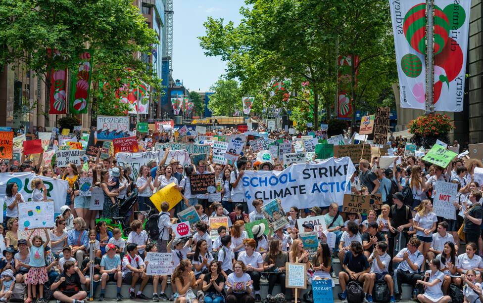It's on again: Thousands of Australian students gathered for climate change protests in November last year, defying calls by Prime Minister Scott Morrison to stay in school. Picture: shutterstock.com 