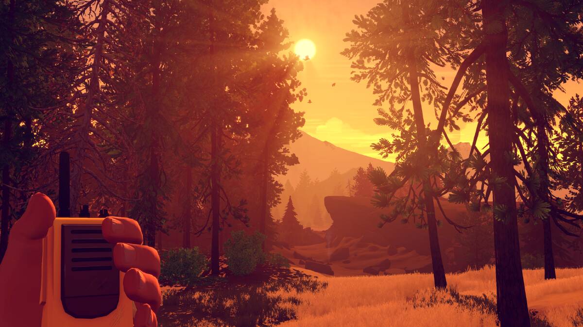 Firewatch: your only human connection is over walkie-talkie. Picture: Campo Santo