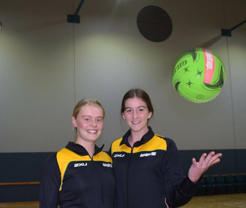 Riley Culnane,17, and Ella Taylor,16, have received 12 month scholarships to the West Australian Institute of Sport. Image Sophie Elliott.