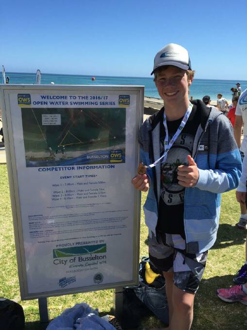 Dunsborough teenager Ben Garcia has been nominated for a State-wide award for his volunteering efforts. Image supplied.