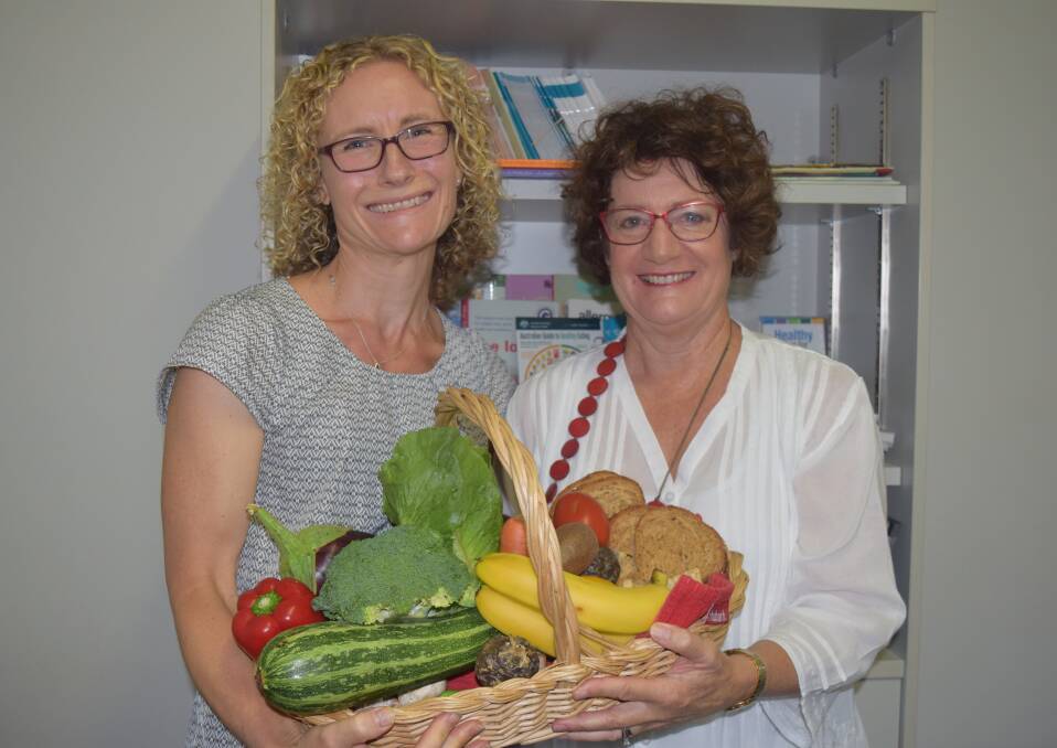 Busselton Physiotherapy and Allied Health Centre dietitians Faye Castle and Wendy Baker want to promote smart eating in the South West. Image Sophie Elliott.
