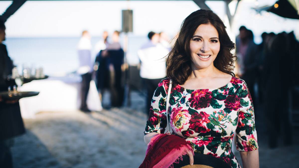 Nigella Lawson at Opening Night at Castle Rock Beac. Photo Elements Margaret River. 