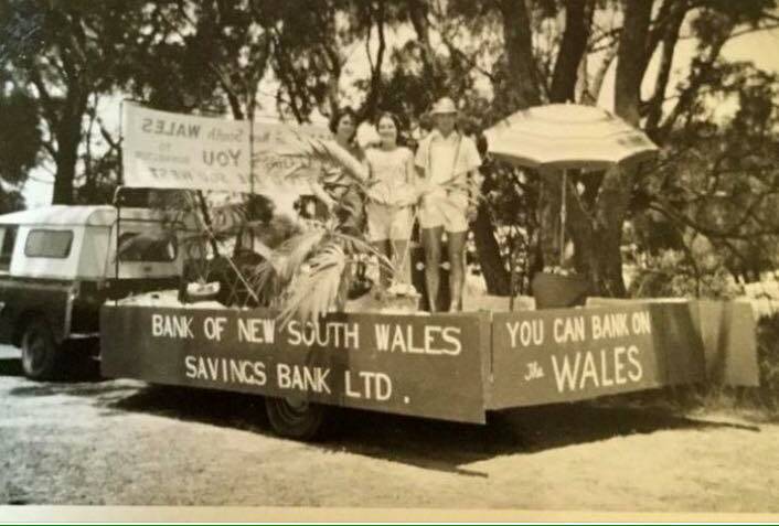 The Bank of New South Wales float in 1963. Image supplied by Lorraine Drown.