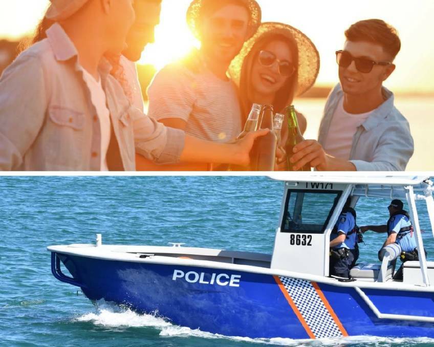 Support to breathalyse on the water