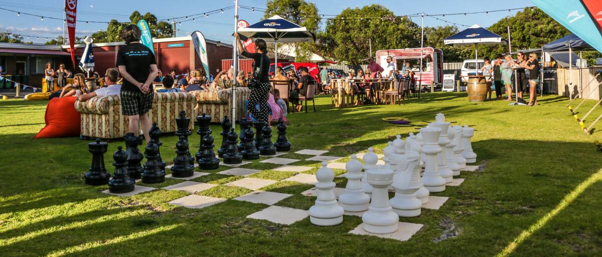 The giant game of chess was one of the activities offered in Fringe Central to entertain festival goers. Anyone with information should contact police. Image supplied.