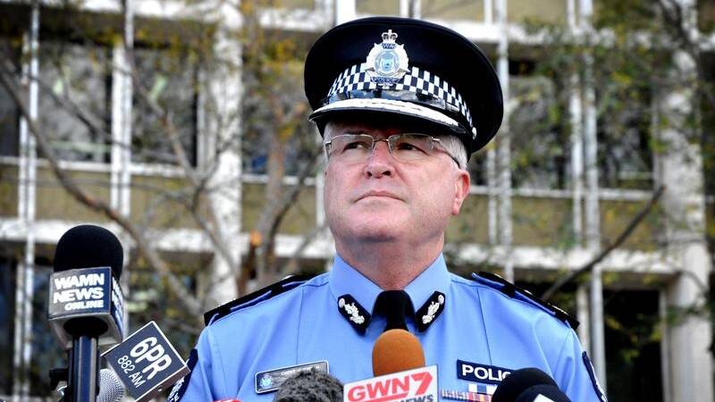 WA Police Commissioner Chris Dawson confirmed the death of former Rebels president Nick Martin at a press conference on Sunday. Photo: File image.