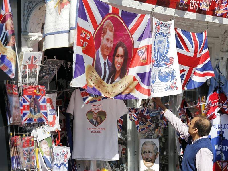 Harry and Meghan's image is adorning everything from plates to cupcakes as merchandise sales hot up.