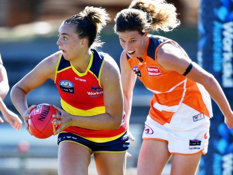 Adelaide midfielder Ebony Marinoff's appeal against AFLW suspension has been adjourned for a week.