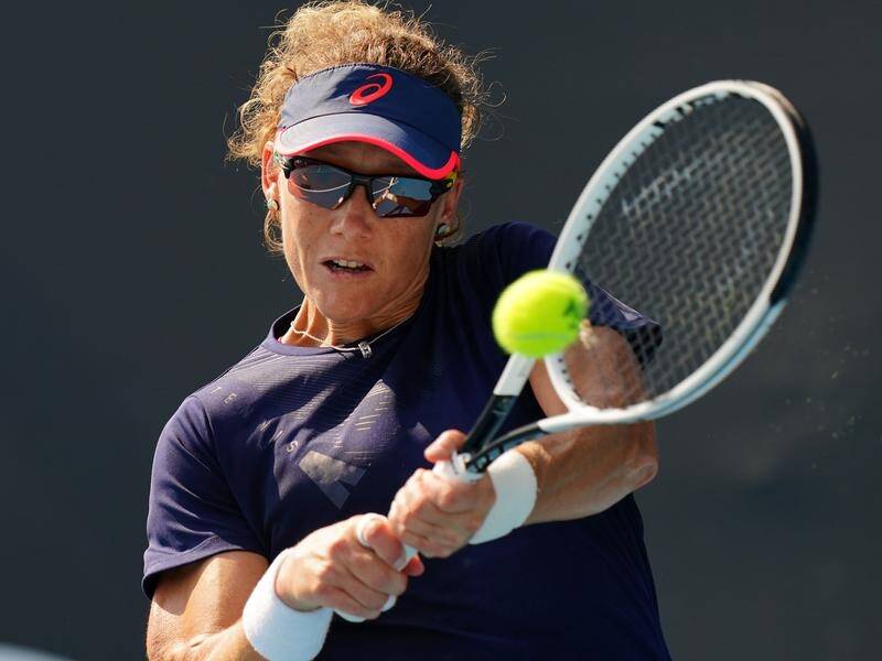 Samantha Stosur (pic) has drawn US qualifier Catherine McNally in the Australian Open's first round.