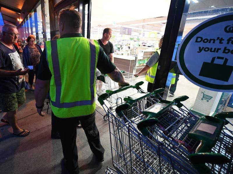 Supermarkets are increasing social distancing measures ahead of the Easter rush.