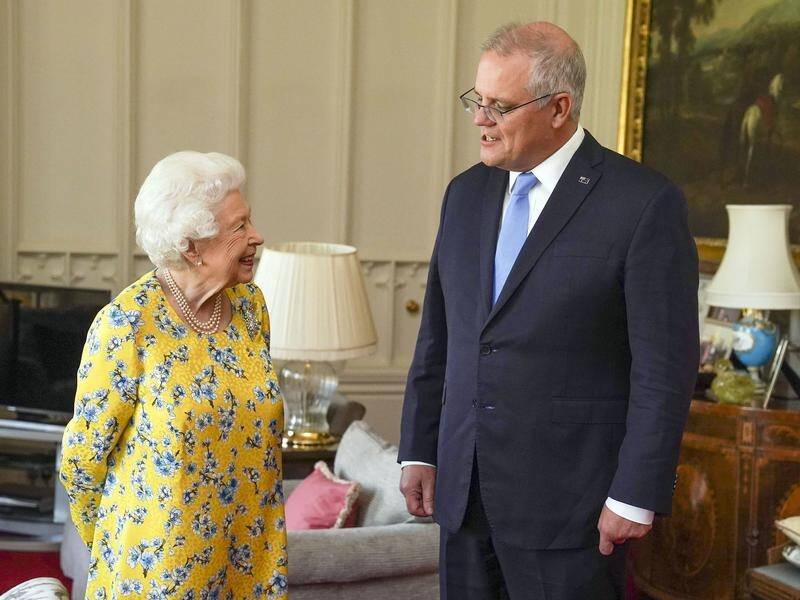 Scott Morrison says he had been looking forward to meeting the Queen again at the COP26 conference.