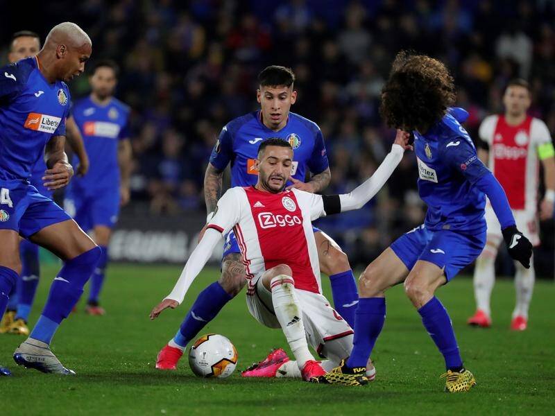 Hakim Ziyech (C) will play for Chelsea next season after agreeing to a five-year deal.