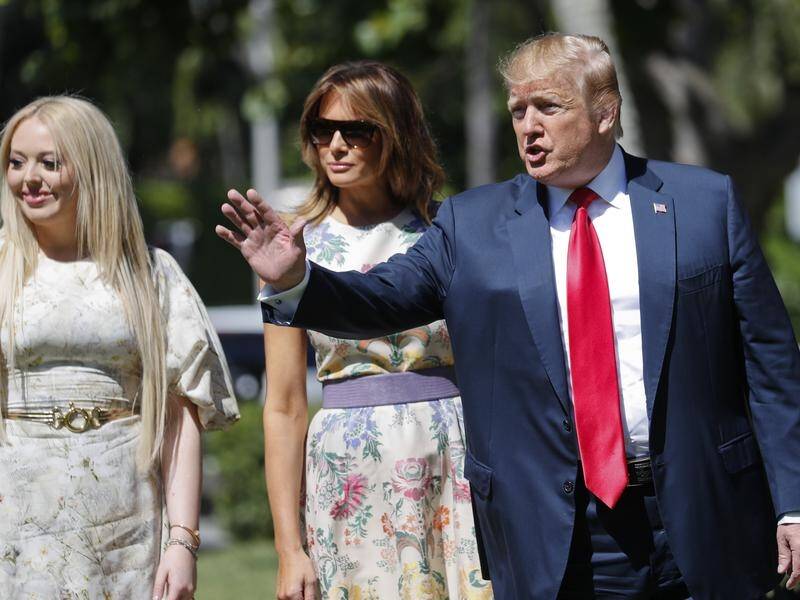 President Donald Trump continues to slam the Mueller report even as he attended an Easter service.