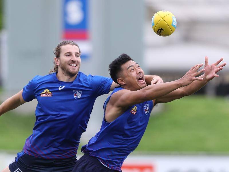 Bulldogs utility Lin Jong faces another stint on the AFL sidelines after injuring a hamstring.