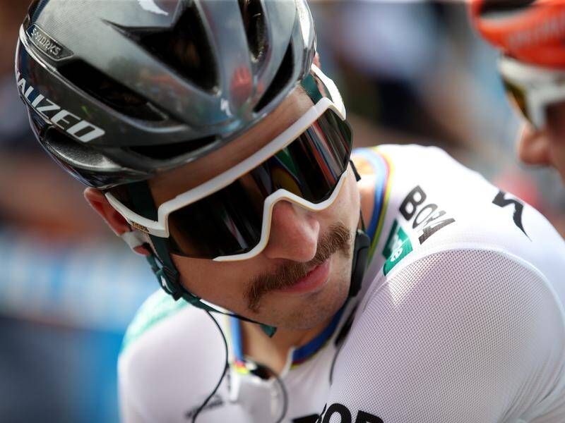 Peter Sagan has taken out the third stage of the Tour Down Under.