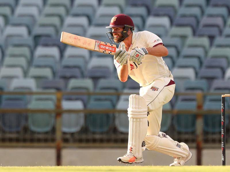 Michael Neser's 42 has helped Queensland to a 37-run lead over WA in their Sheffield Shield clash.