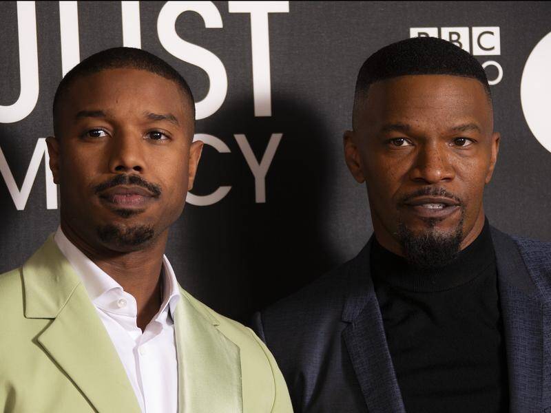 Actors Michael B Jordan (L) and Jamie Foxx star in Just Mercy, based on a true story of injustice.