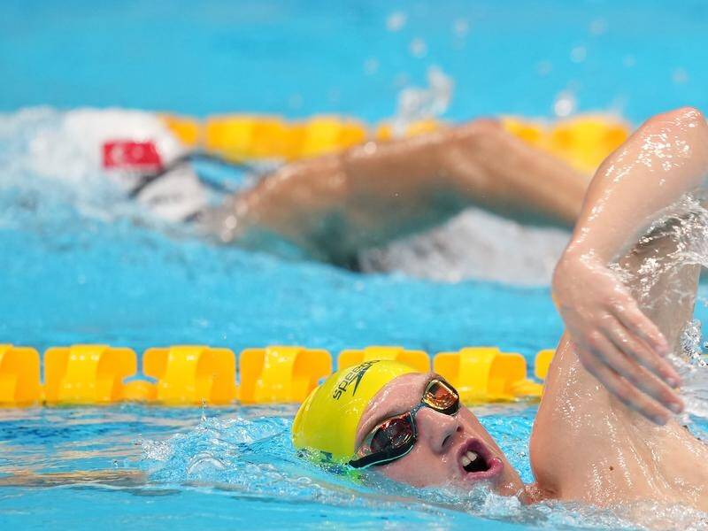 Brendon Smith has won the bronze medal in the men's 400m individual medley at the Tokyo Olympics.